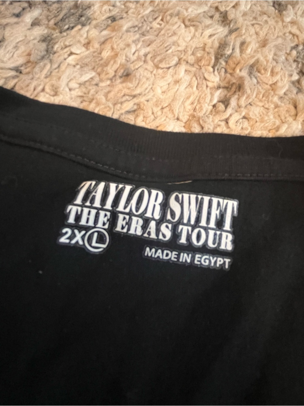 Black Taylor Swift Eras Tour T-Shirt - Picture 3 of 4